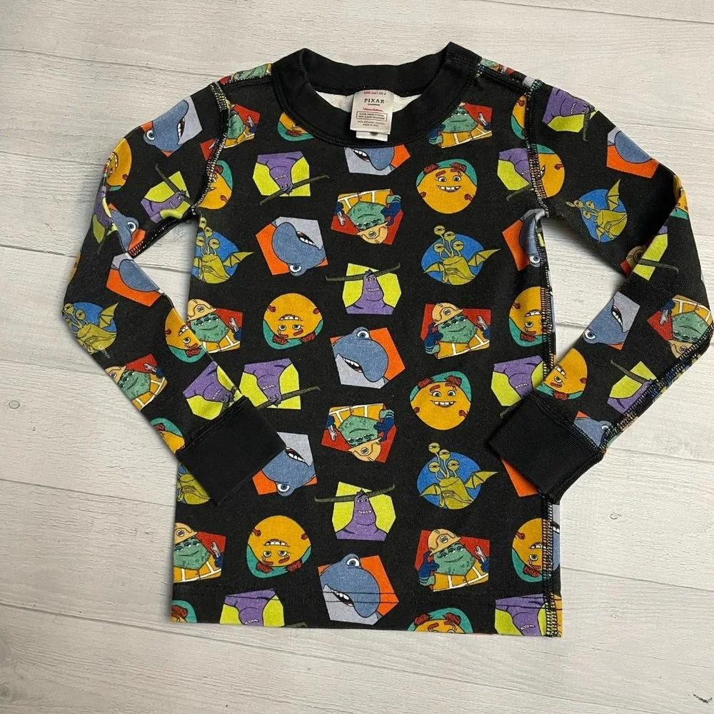 Hanna Andersson Pixar Monster‎ Print pajamas 100/4